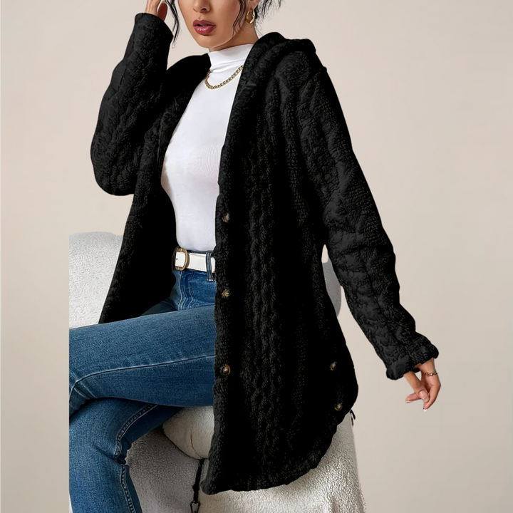Margaret | Women Spring Textured Hooded Cardigan