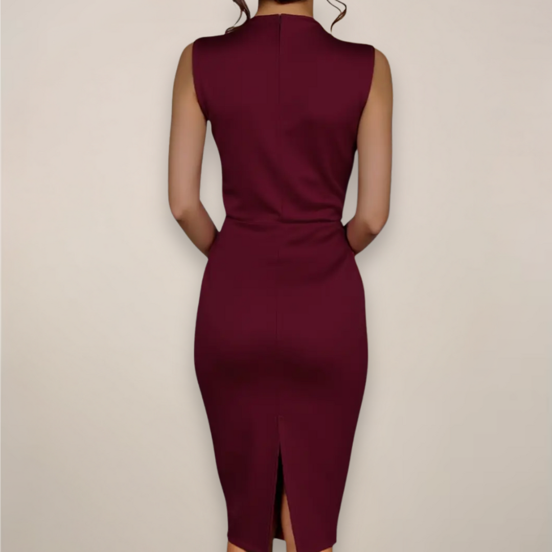 Georgia | Women’s Sleeveless Sheath Midi Dress Classic