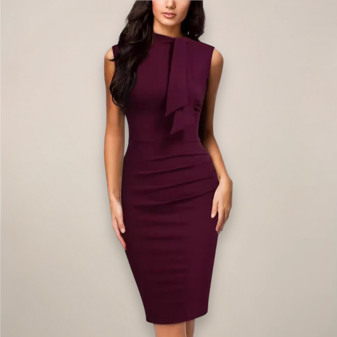 Georgia | Women’s Sleeveless Sheath Midi Dress Classic