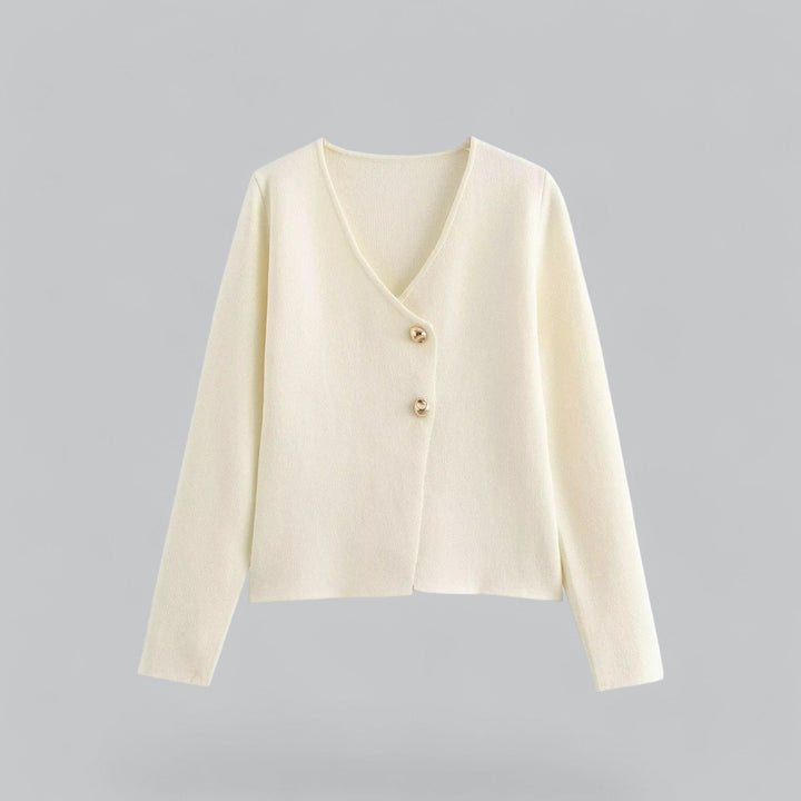 Rachel | Women Spring Minimal Button Cardigan