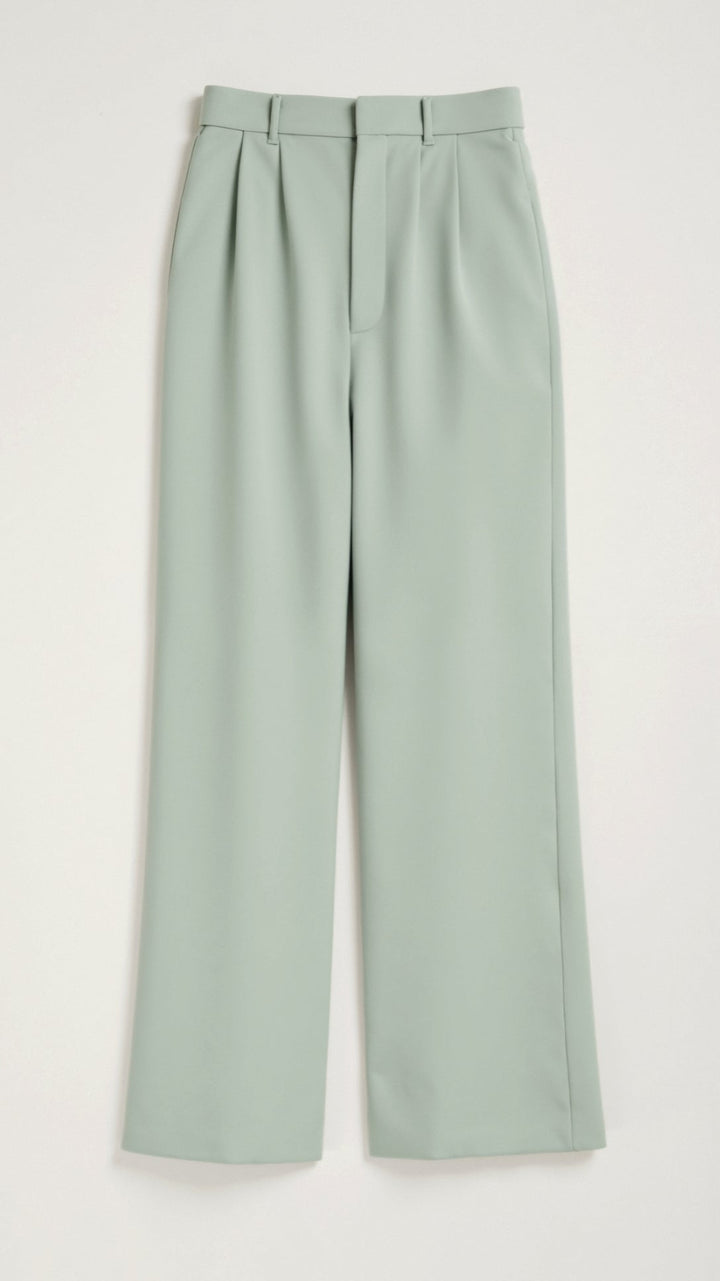 Elsie | Women’s High Waisted Wide Leg Trousers