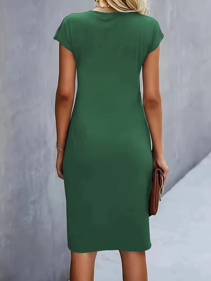 Katie | Women’s Classic Short Sleeve Bodycon Dress
