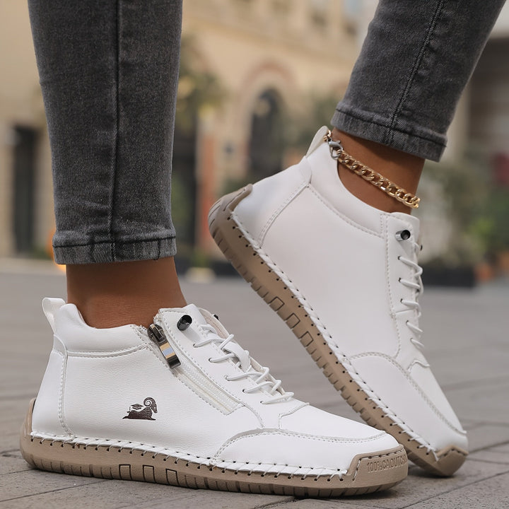 Clara | Women Spring Zip Up Walking Sneakers