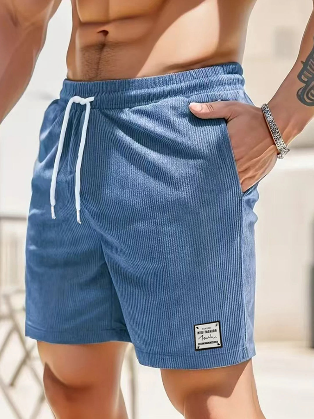 Michael | Men Relaxed Fit Casual Drawstring Shorts