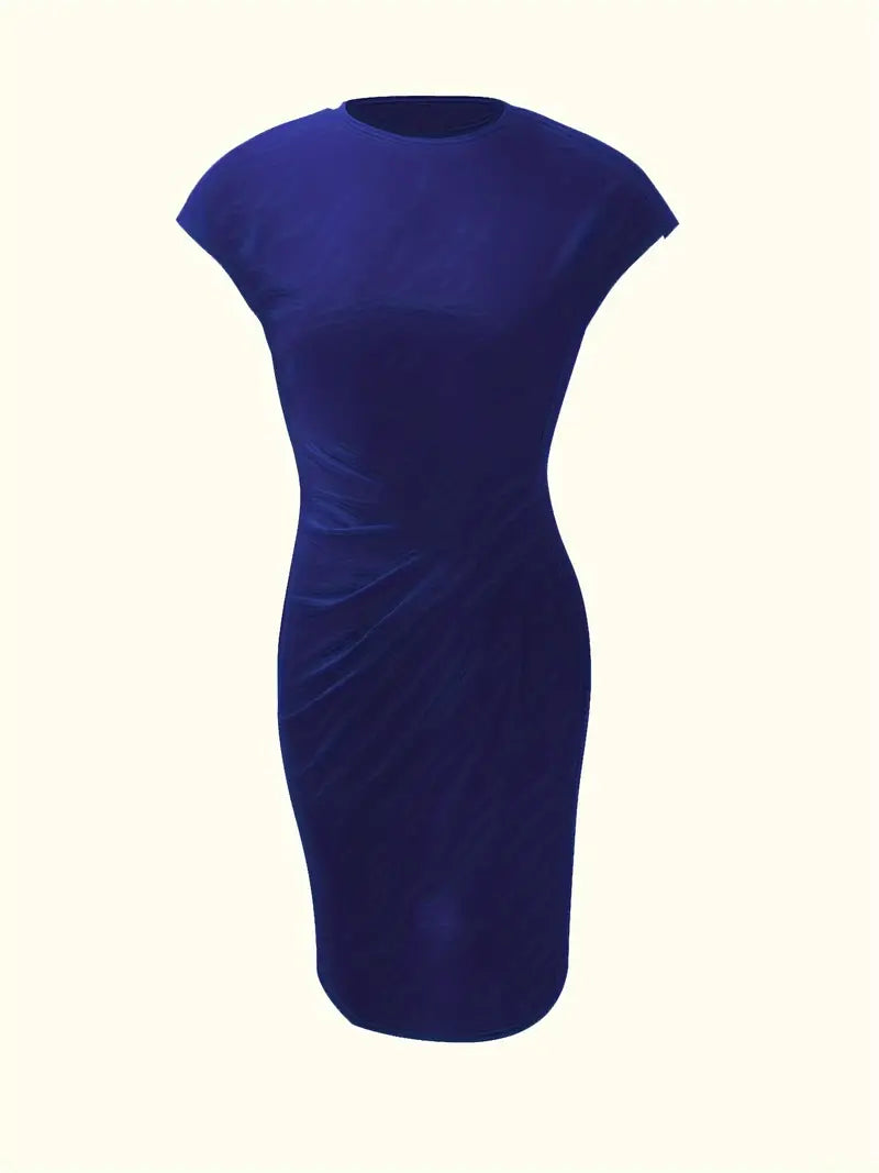 Katie | Women’s Classic Short Sleeve Bodycon Dress