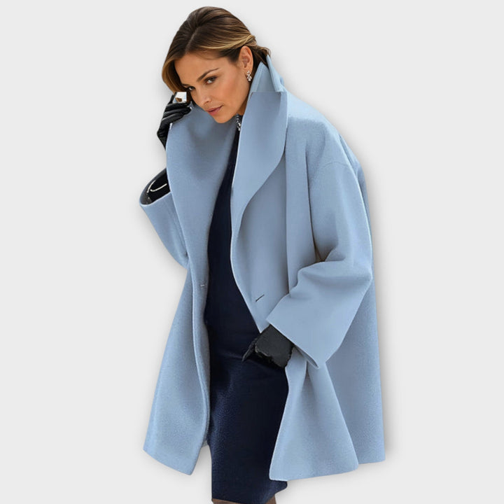 Mabel | Oversized Winter Coat with Wide Collar for Women