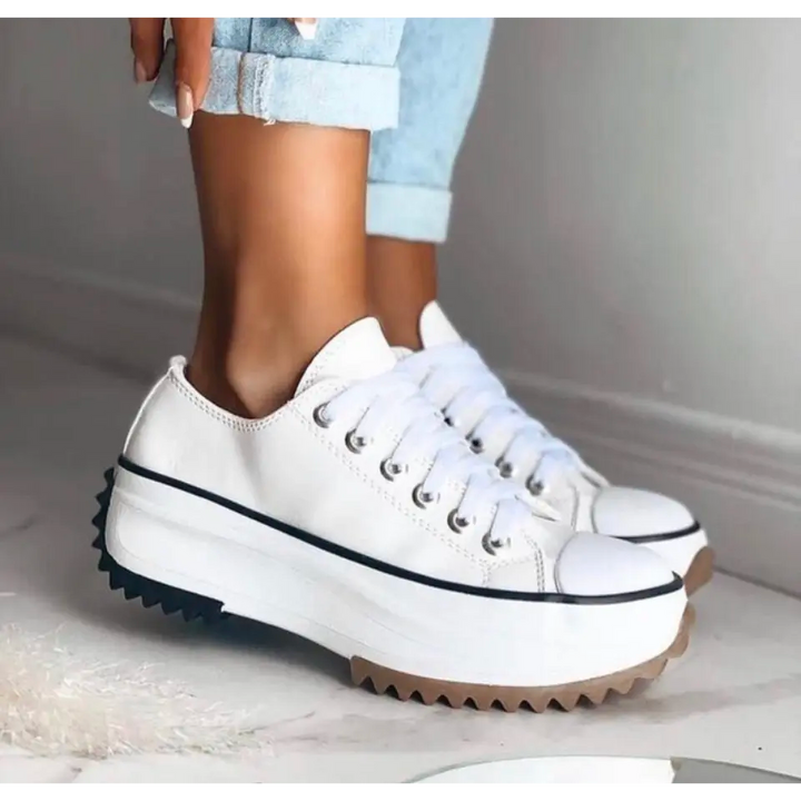 Jessica | Women’s Lace Up Platform Casual Sneakers