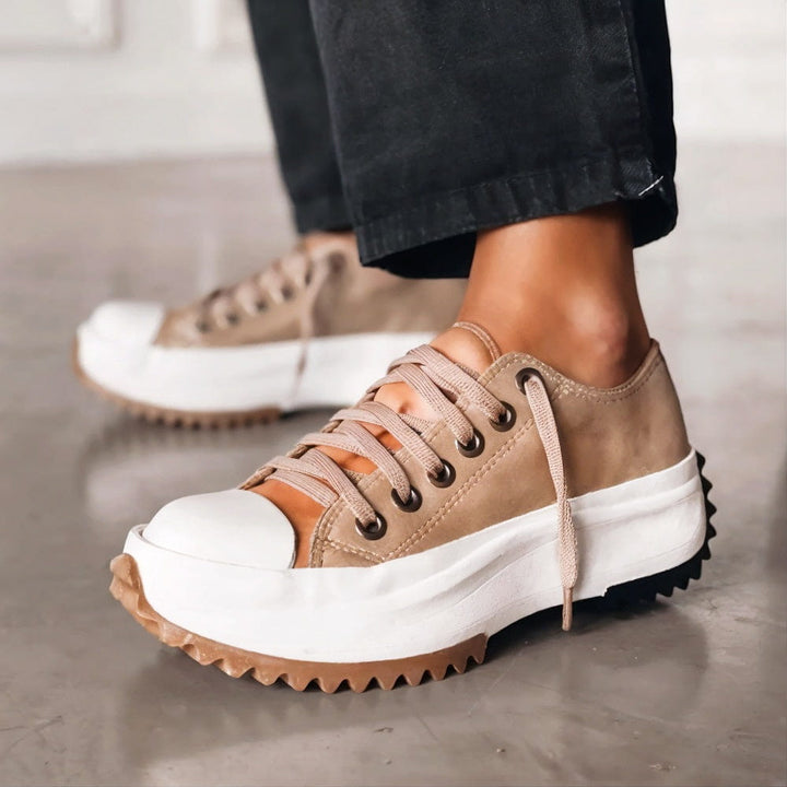 Jessica | Women’s Lace Up Platform Casual Sneakers