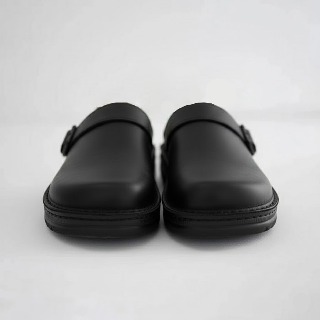 Arthur | Men’s Orthopaedic Leather Slip On Clogs