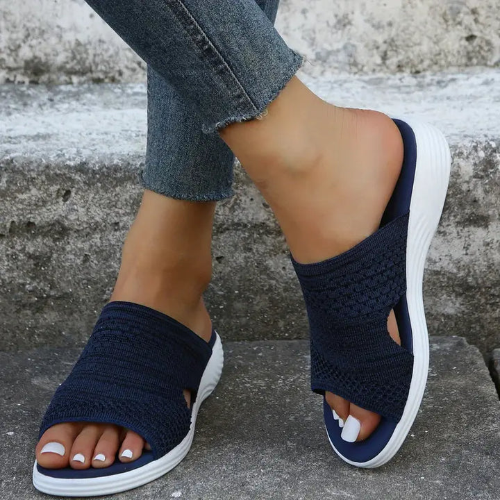 Faith | Womens Orthopedic Slip On Slide Sandals