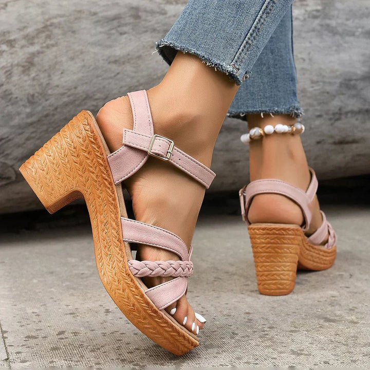 Cross-Strap Sandals Women's Adjustable Summer Platform