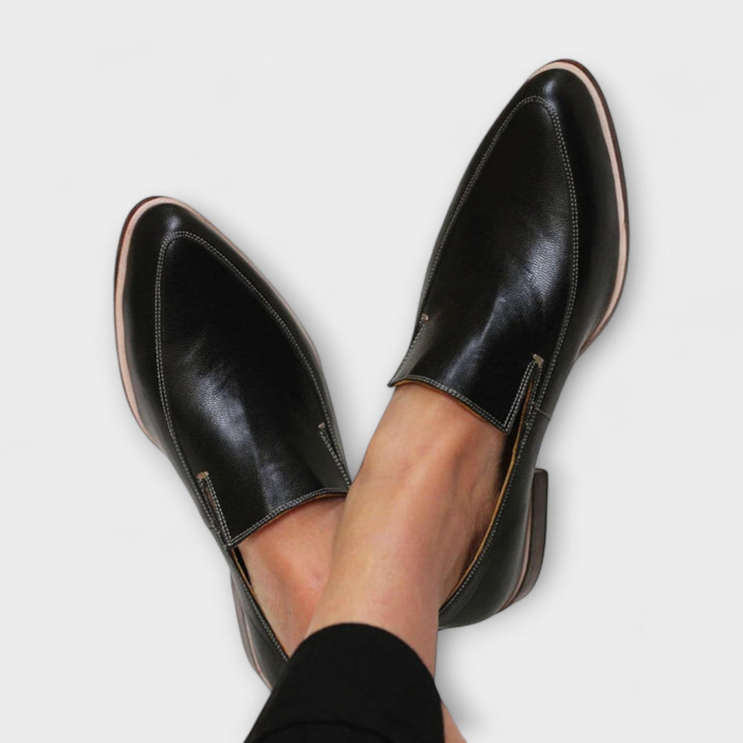 Bethany | Womens Classic Slip On Flat Loafers