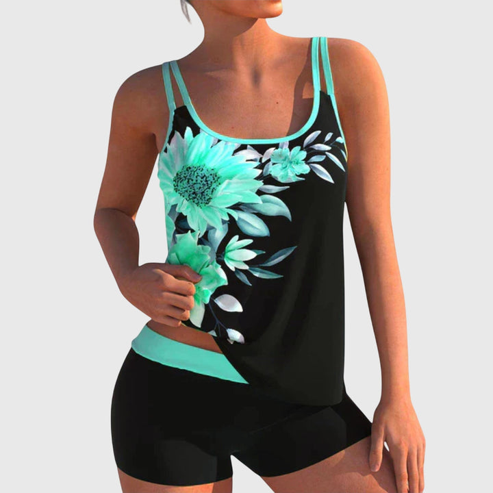 Clara | Women’s Floral Print Two-Piece Swimsuit Set