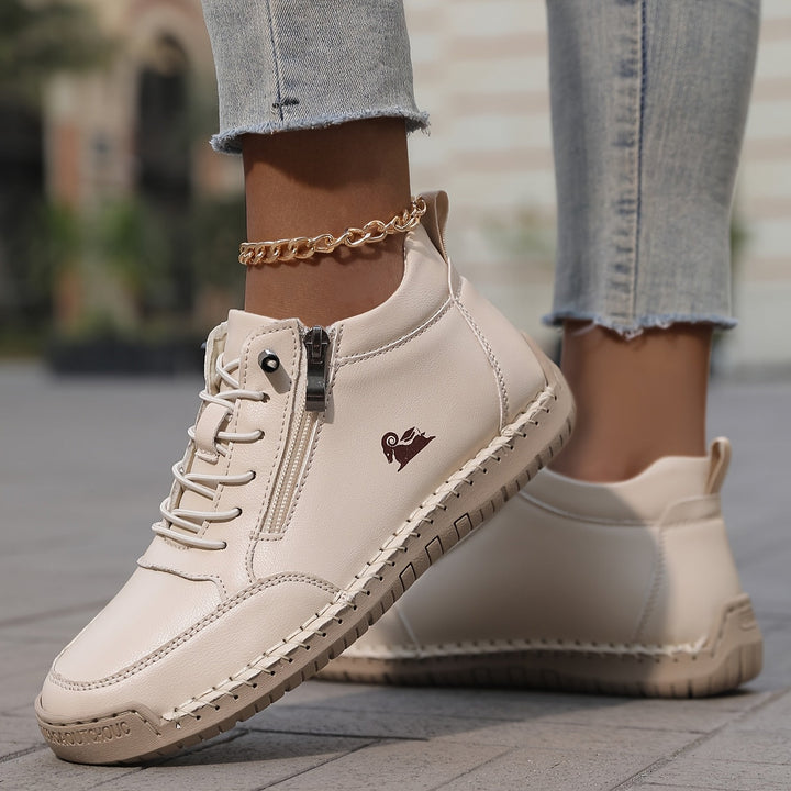 Clara | Women Spring Zip Up Walking Sneakers
