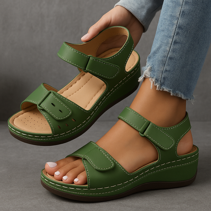 Ava | Women’s Comfort Wedge Summer Sandals
