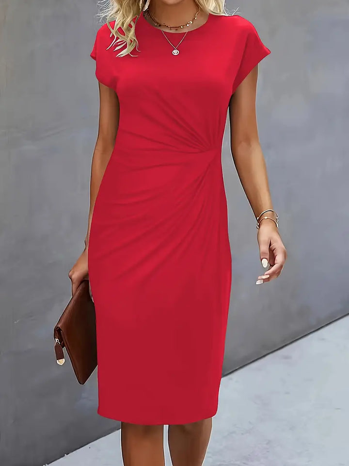 Katie | Women’s Classic Short Sleeve Bodycon Dress