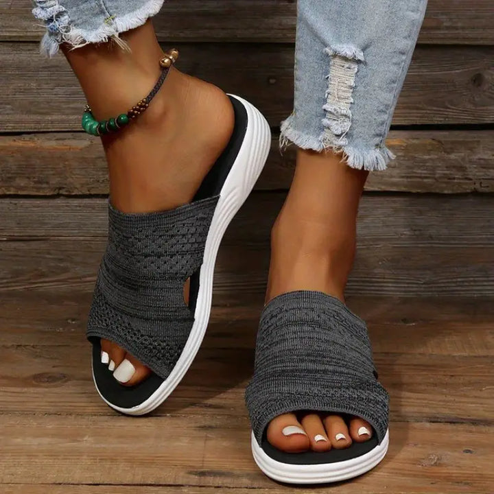 Faith | Womens Orthopedic Slip On Slide Sandals