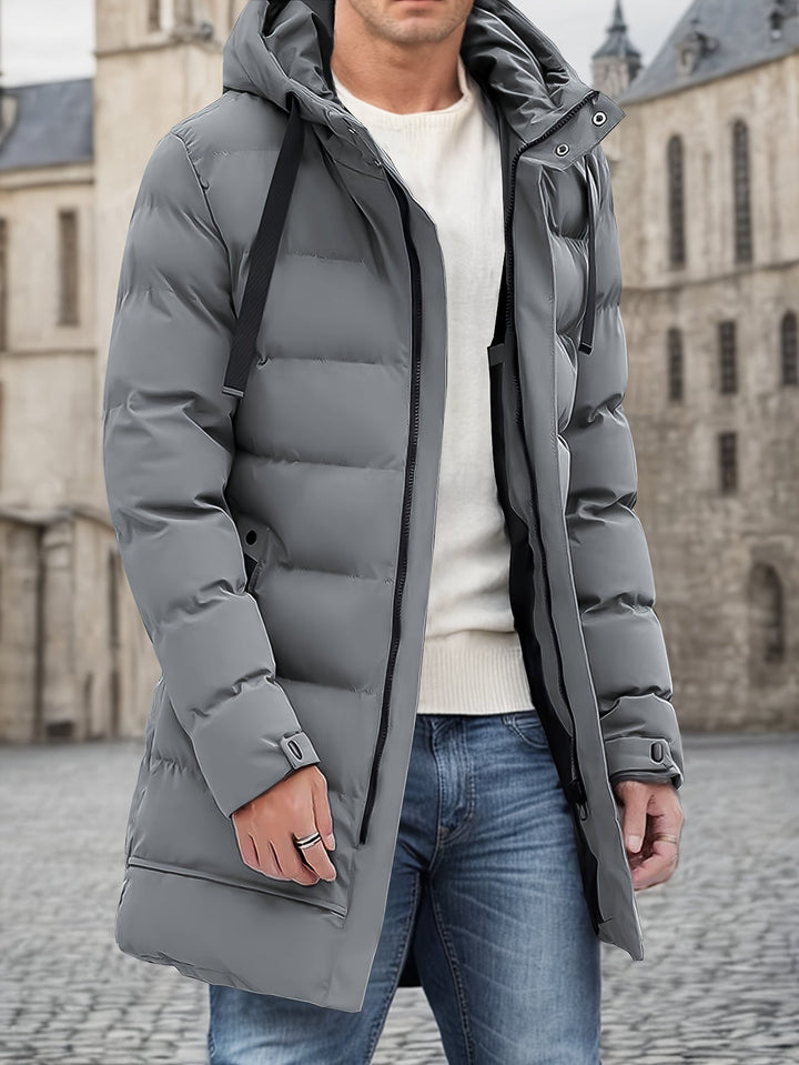 Scott | Men’s Hooded Long Puffer Winter Jacket