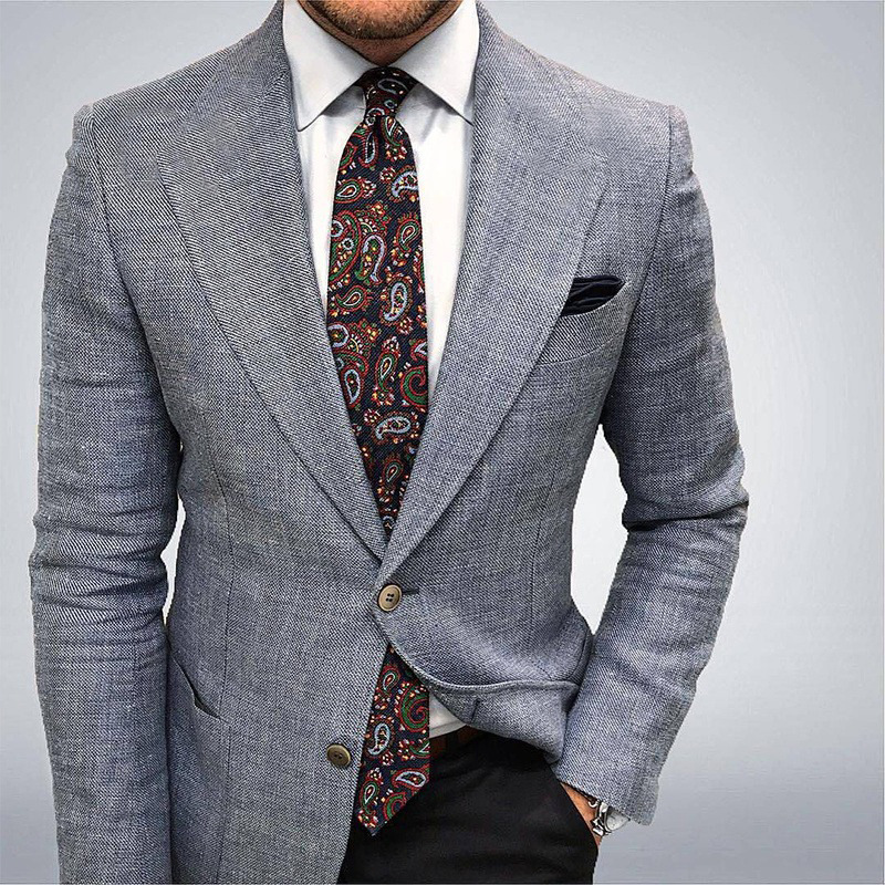 Harold | Men’s Spring Textured Tailored Blazer Jacket