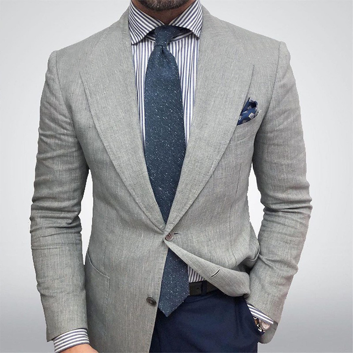 Harold | Men’s Spring Textured Tailored Blazer Jacket
