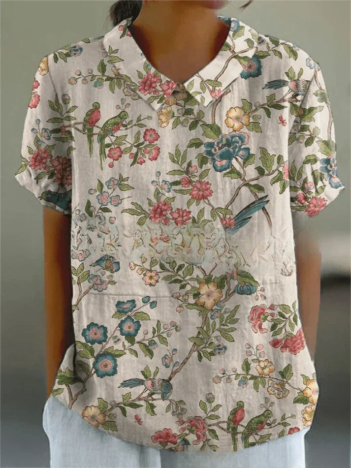 Matilda | Classic Floral Blouse