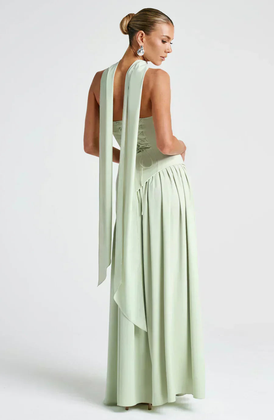Julia | Women Wedding Guest Asymmetric Maxi Dress