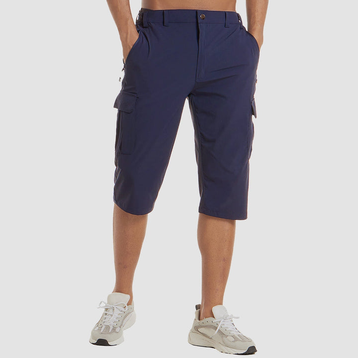 Stephen | Men's Cargo Pocket Casual Knee Length Shorts