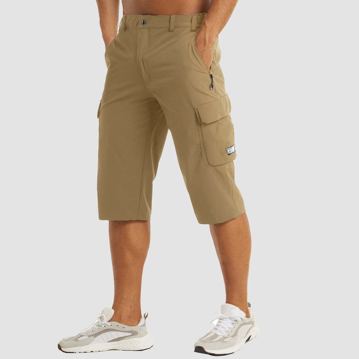 Stephen | Men's Cargo Pocket Casual Knee Length Shorts