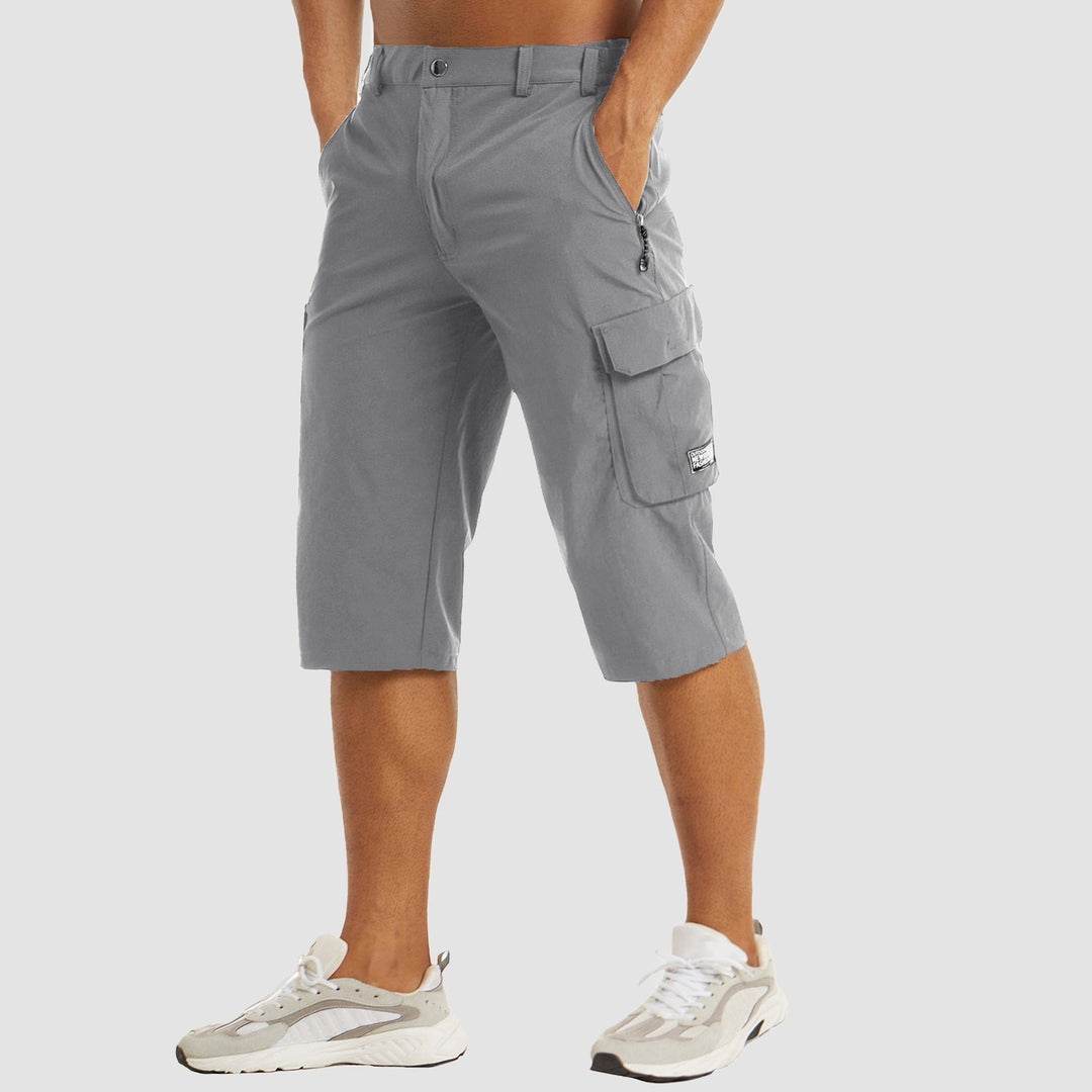 Stephen | Men's Cargo Pocket Casual Knee Length Shorts