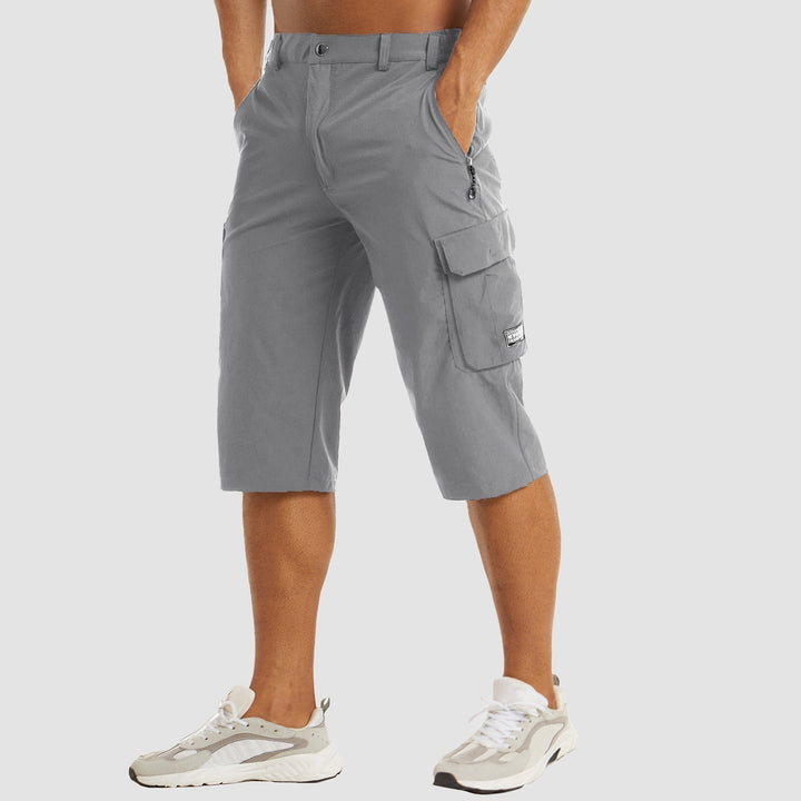 Stephen | Men's Cargo Pocket Casual Knee Length Shorts