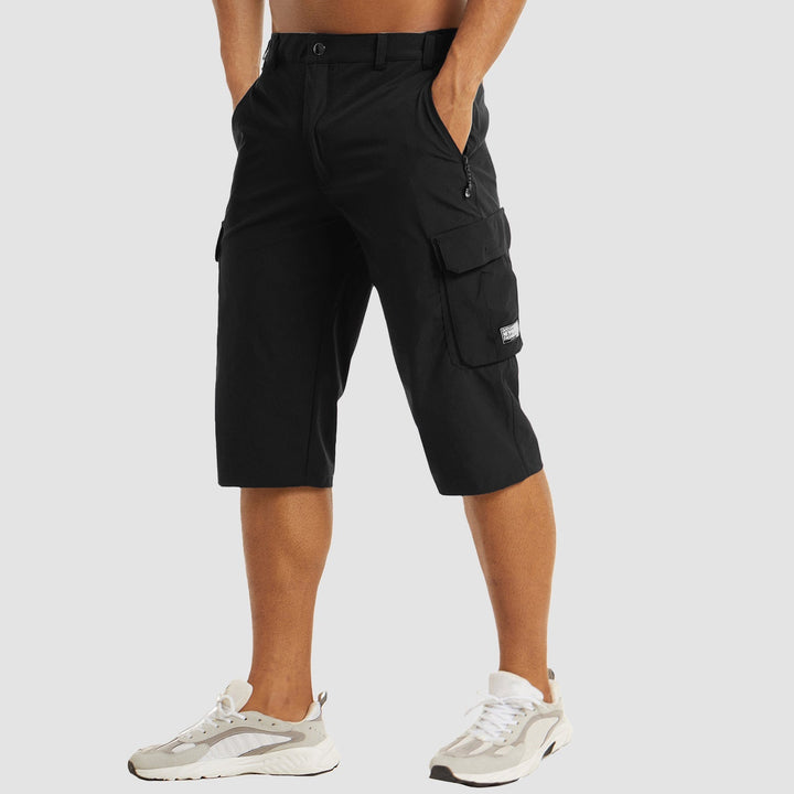 Stephen | Men's Cargo Pocket Casual Knee Length Shorts