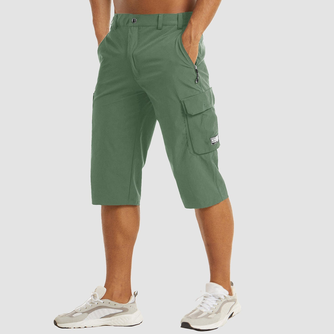 Stephen | Men's Cargo Pocket Casual Knee Length Shorts