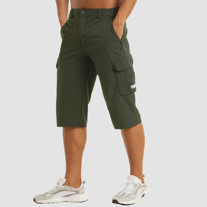 Stephen | Men's Cargo Pocket Casual Knee Length Shorts