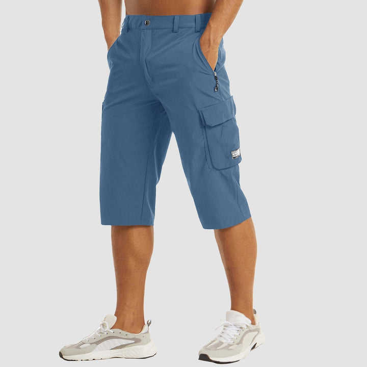 Stephen | Men's Cargo Pocket Casual Knee Length Shorts