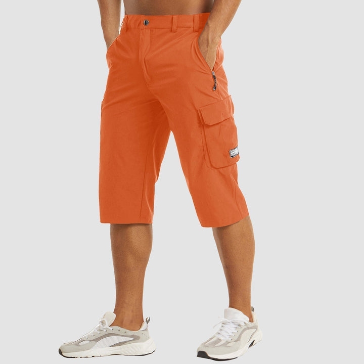 Stephen | Men's Cargo Pocket Casual Knee Length Shorts