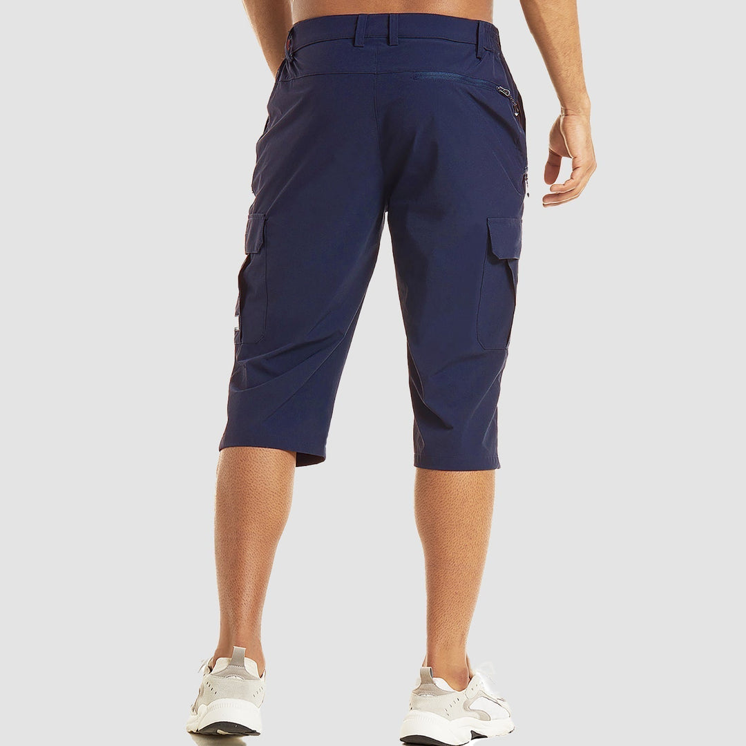 Stephen | Men's Cargo Pocket Casual Knee Length Shorts
