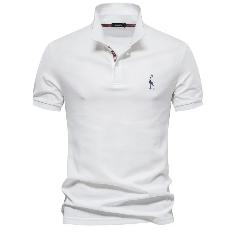 Scott | Men's Short Sleeve Button Polo Shirt
