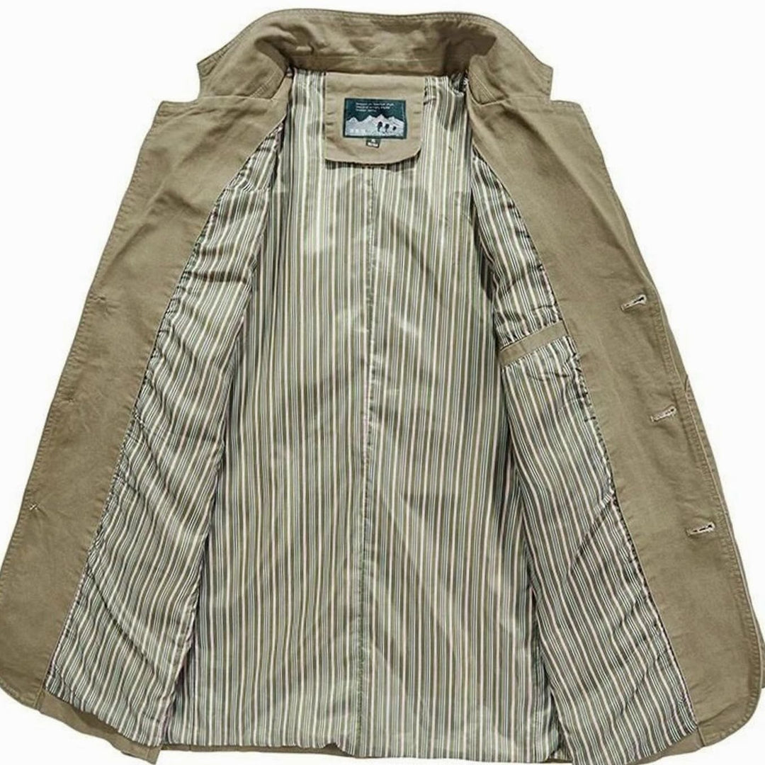 Men's Casual Lightweight Cotton Blazer Mens Coat