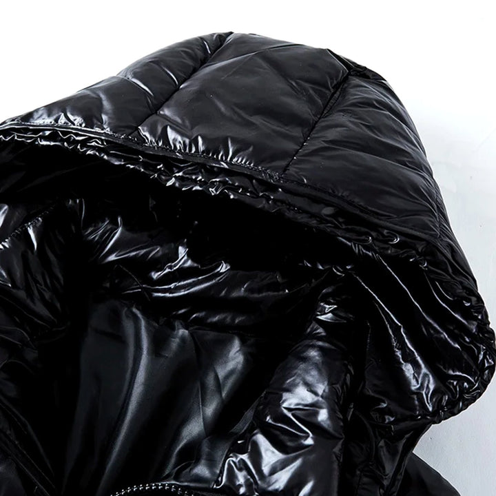 Men's Hooded Insulated Quilted Jacket Full-Zip Puffer