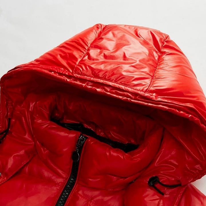 Men's Hooded Insulated Quilted Jacket Full-Zip Puffer