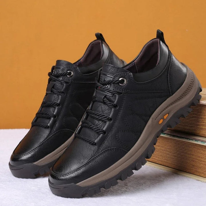 Men's Orthopedic Lace-Up Leather Casual Shoes