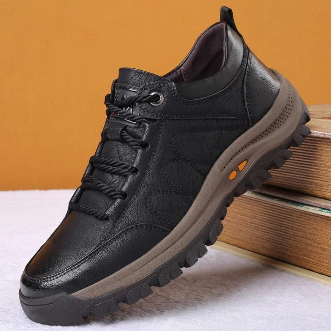 Men's Orthopedic Lace-Up Leather Casual Shoes