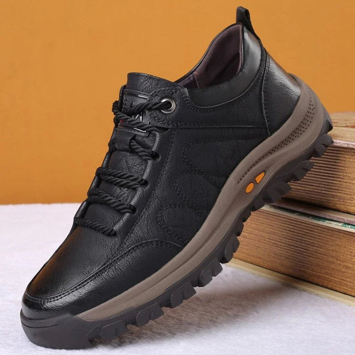 Men's Orthopedic Lace-Up Leather Casual Shoes