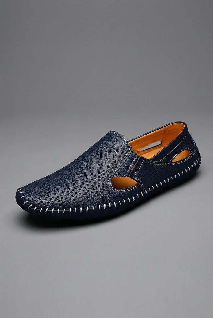Men's Perforated Slip-On Breathable Summer Loafers