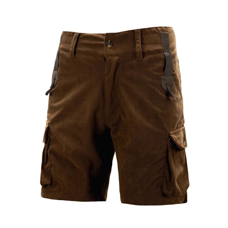 Men's Regular-Fit Corduroy Cargo Shorts