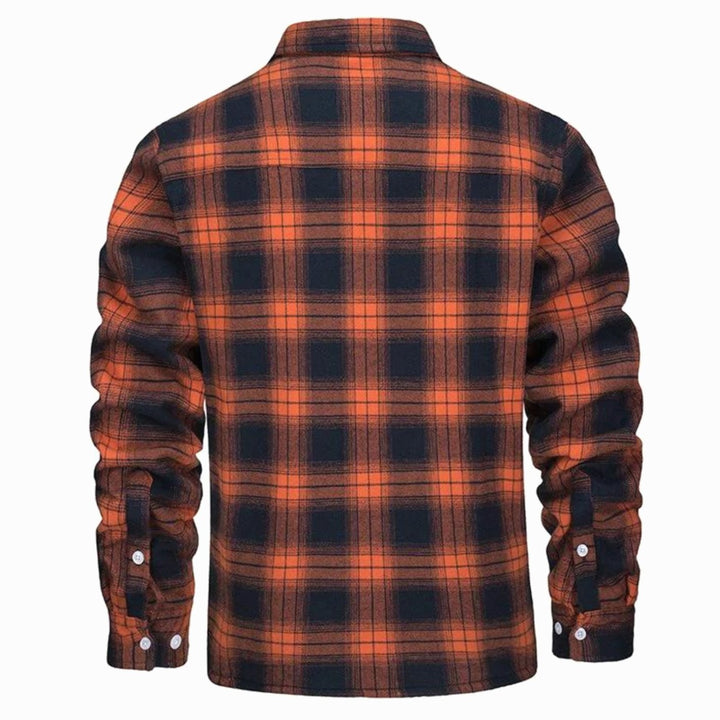 Men's Sherpa Lined Flannel Shirt Jacket Plaid Mens Coat