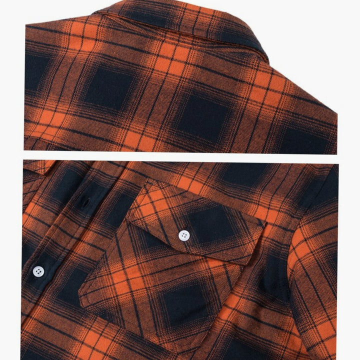 Men's Sherpa Lined Flannel Shirt Jacket Plaid Mens Coat
