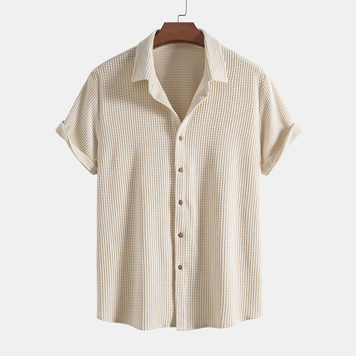 George | Men's Two Piece Casual Shirt Shorts Se
