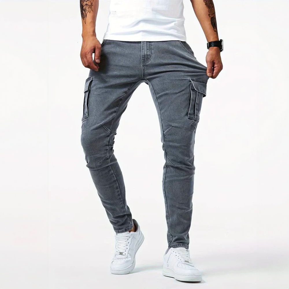David | Men's Slim Fit Cargo Pocket Pants