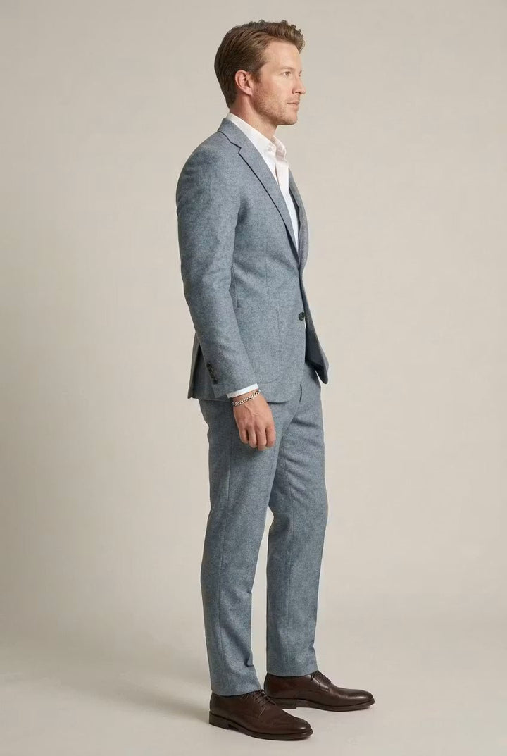 Men's Slim-Fit Two-Piece Set Professional Suit